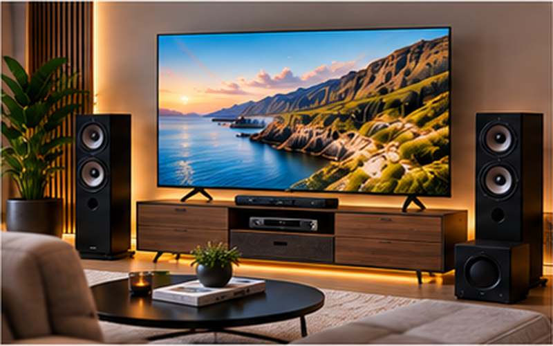 TV and home cinema setup